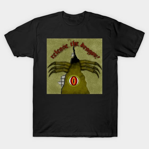 Release The Dragon! Digital Art T-Shirt by ButterflyInTheAttic